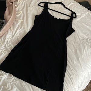 Reformation mini dress with slit